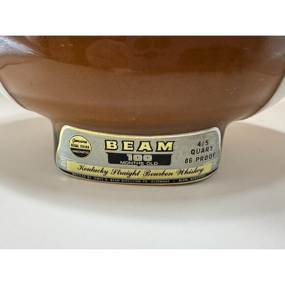 Vintage 1972 Jim Beam Republic Whiskey Decanter Football Elephant - Picture 3 of 11